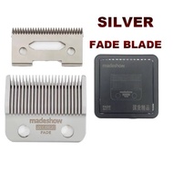 Madeshow fade clipper blade Madeshow Wedge Fade Silver Clipper Blade Cutter M5F Replacement Kit