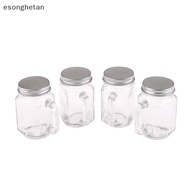 eso 1Pc 40ml Mini Jam Honey Jar Portable Leakproof Coffee Milk Juice Bottle With Lid Home Party Bar 