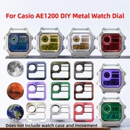 For Casio Ae1200 Dial Modification Kit 3299 Movement Ae-1200 Japanese Copper Watch Faces Metal Sun P