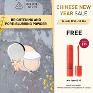 3CE Makeup Fix Powder, matte oil absorbing, locks makeup, blurs pores, imperfections for flawless lo