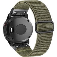 22mm 26mm Nylon Band Quick fit Strap For Garmin Fenix 3 HR 5 6 Pro 7 7X 6X 5X Plus Epix Soft Wristband