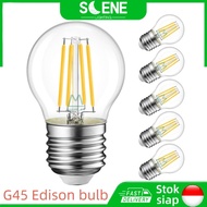 Scene lighting G45 4W Filament LED Bulb (60W equivalent) 2700K E27 Decorative Edison Bulb Screw