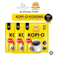 [Bundle of 3/6] Kluang Coffee Cap TV Kopi-O Kosong 10gm x 20sachets - by Food Affinity