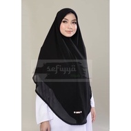 TUDUNG ALA FAEZaH ELAI TAYA BEAD FIELD 60" / BLACK PURDAH + (purchase 3 pieces and above)