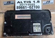 TOYOTA ALTIS 1.8 引擎電腦 2016- 89661-0ZT00 ECM ECU 行車電腦 維修 整理品