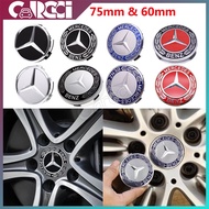 4pcs Mercedes-Benz Wheel Center Rim Caps 3D Emblem Car Tire Hub Cap Replacement 75MM 60MM Fits all Models