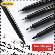 LIKE 4PCS Calligraphy Brush Pen Set, Writing Office School Supplies Calligraphy Felt Tip Black Marke