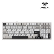 AULA F99 คีย์บอร์ดไร้สาย Gasket Mechanical Keyboard 3IN1 Size 99% รับประกันศูนย์ไทย 2 ปี Reaper (Gre