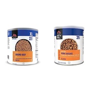 Mountain House Cooked Ground Beef | Freeze Dried Survival & Emergency Food | #10 Can Pork Sausage #1