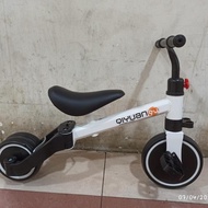 Push Bike 3-In-1 Balance Bike with 3 Wheels