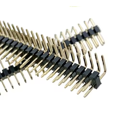 10pcs 1.27mm pitch Dual Row bent Right Angle 90 Degree 2*2/3/4/5/6/7/8-50P Dual Row Male Pin Header 