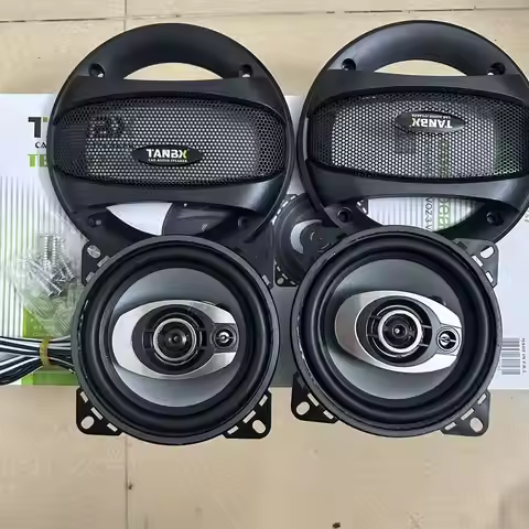 2PC, 4Inch HIFI Home Speakers, Car Coaxial Speakers, Full Frequency Car Audio Speakers, Universal Ve