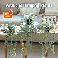 Artificial Vine Fake Foliage Flower Green Vine Plant Leaves Hanging Leaf Garland Plant Home Garden W