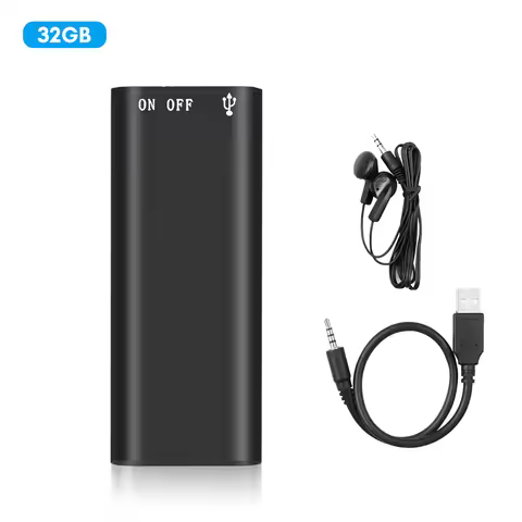 Tape recorder with USB Port 3-in-1 Mp3 Player Professional Voice Digital Audio Mini Voice Recorder 1