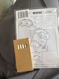 IRVINS x Minions 填色畫冊連畫筆套裝
