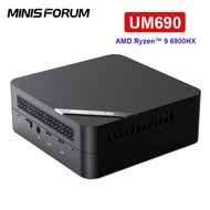 MINISFORUM UM690 Windows 11 Pro Mini PC AMD Ryzen 9 6900HX AMD Radeon 680M DDR5 32GB 512GB1TB SSD คอ