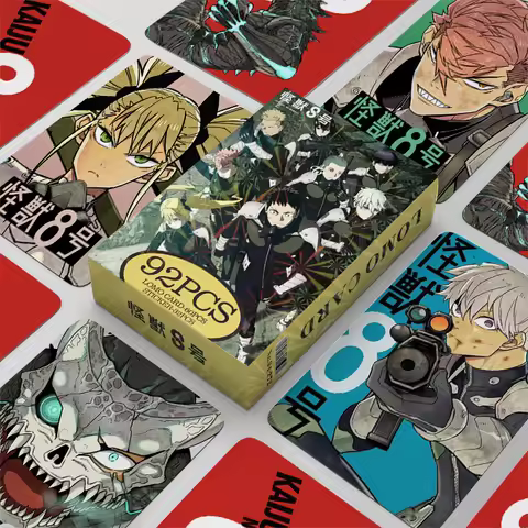 92An anime card Monster8Collection Card NumberinsCopperplate paper self-printed greeting card sticke