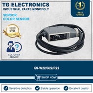 Photoelectric switch color sensor 24V color mark sensor KS-W22/G22/R22