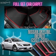 NISSAN SKYLINE/INFINITI G25/G35/G37 (2007-2015)CAR MAT CAR FLOORMAT KARPET KERETA ULTRAMAT