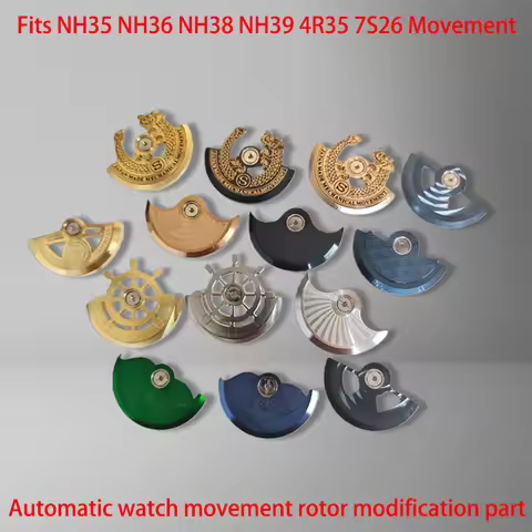 NH35 NH36 Watch Movement Rotor Oscillating Weight Rotor For NH34 NH38 NH39 4R 6R Watch Movement Repl