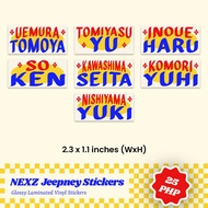 NEXZ Jeepney Stickers Fanmade Stickers
