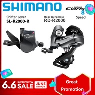 SHIMANO Claris R2000 Groupset 8 Speed Bikes Parts Rear Derailleur SS/GS Right Shifter Flat Bar Shift Lever Suitable For Road Bicycle Folding Bicycle Parts