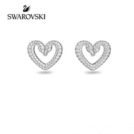 Swarovski Una Swan Love Heart Earrings Female Elements Crystal Earrings Female J5QG