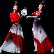 Classical Dance Costume Female Elegant Chinese Style Han Costume Dance Costume Fan Dance Fairy Moder