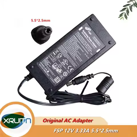 Original AC Adapter Charger For FSP 12V 3.33A 40W 5.5x2.5mm FSP040-DHAN3 Power Supply