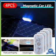 Magnetic Car LED Touch Lights Wireless Interior Light USB Roof Ceiling Reading Lamps for Door Foot Trunk Storage Box