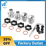 Metal 12mm to 17mm Splined Wheel Hex Hub Adapter for  1/10 Slash 2WD   RC Car Upgrade Replacement Pa