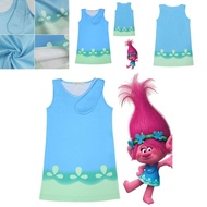 Whimsical Poppy Trolls Costume for Young Girls - Ideal for Parties