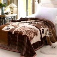 ``` Premium 2-Layer Velvet Blanket, Weight 2.5kg/3.5kg, Size 1m8 x 2m, For Winter```
