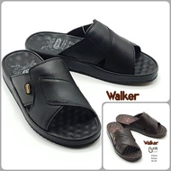 Walker M3310 รองเท้าแตะหนังผู้ชาย รองเท้าหนังแท้