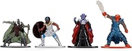 Jada Toys Dungeons & Dragons Nanofigs Set of 4 Nano Collectable Figures Die-Cast, Drizzt Drow Elf Ra