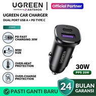 UGREEN Car Charger 30W Type C and USB A Slot QC PD Car Charger Ugreen Car Charger Ugreen 25845