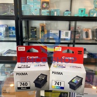 Canon PG 740 Black & PG 741 Color Ink Cartridge - Black & Color