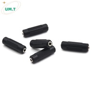 UM.T Niel Plated 3.5 mm Female to 3.5mm Female Ja Stereo Coupler Adapter