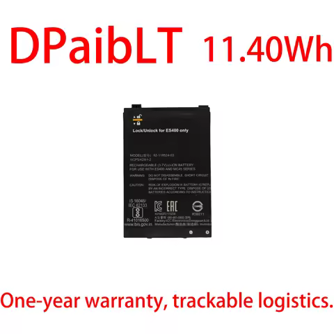DPaibLT NEW 11.40Wh 4.2V 82-118524-03 BATTERY for ZEBRA ES400 Motorola MC45