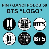 GANTUNGAN BTS LOGO KEYCHAIN/ PIN