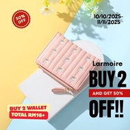 [BUY 2 GET 50% OFF] 🇲🇾🇲🇾 Larmoire Women Purse Short Wallet Flower | Forever Young Dompet Duit Wanita