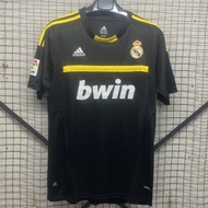 11-12 Real Madrid Goalkeeper Black Vintage Soccer Jersey S-XXL Adult Short Sleeve Fast Dry Sports So