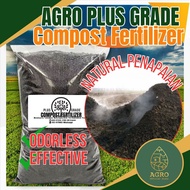 AGRO Organic Fertilizer Pure Compost Sawit EFB 有机堆肥 Kompos Organik Baja(1kg)