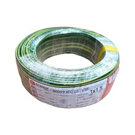 Ground-1P5mmx40m กราวด์ เขียว-เหลือง 1.5 mm2 S.SUPER