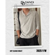 SOFT CLASSIC HENRY men'sT- shirt men's henry neck shirt