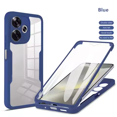 Fully Coverage case For POCO M6 4G F6 Pro X6 Pro M6 Pro F5 Pro X5 X4 GT X4 Pro M4 Pro F3 X3 Pro C65 