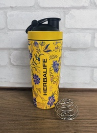 減！Herbalife Urban Flora不銹鋼壓花奶昔杯