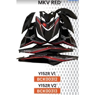 ( Y15 V1 / V2 ) ( MKV ) MAGIC BOY BODY COVER SET COVERSET colour : Red black / Yellow black