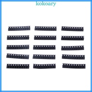KOK 150 Pcs SOD123 15 Values 1206 0 5W SMD Zener Diode 3V-24V 1N4148 Assortment Kit