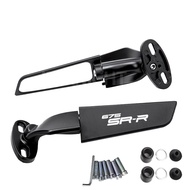 For 675SR-R 675 SR 675SR 450SR 250SR Modified Fixed-wing Rearview Mirror All-aluminum Fixed-wing 675